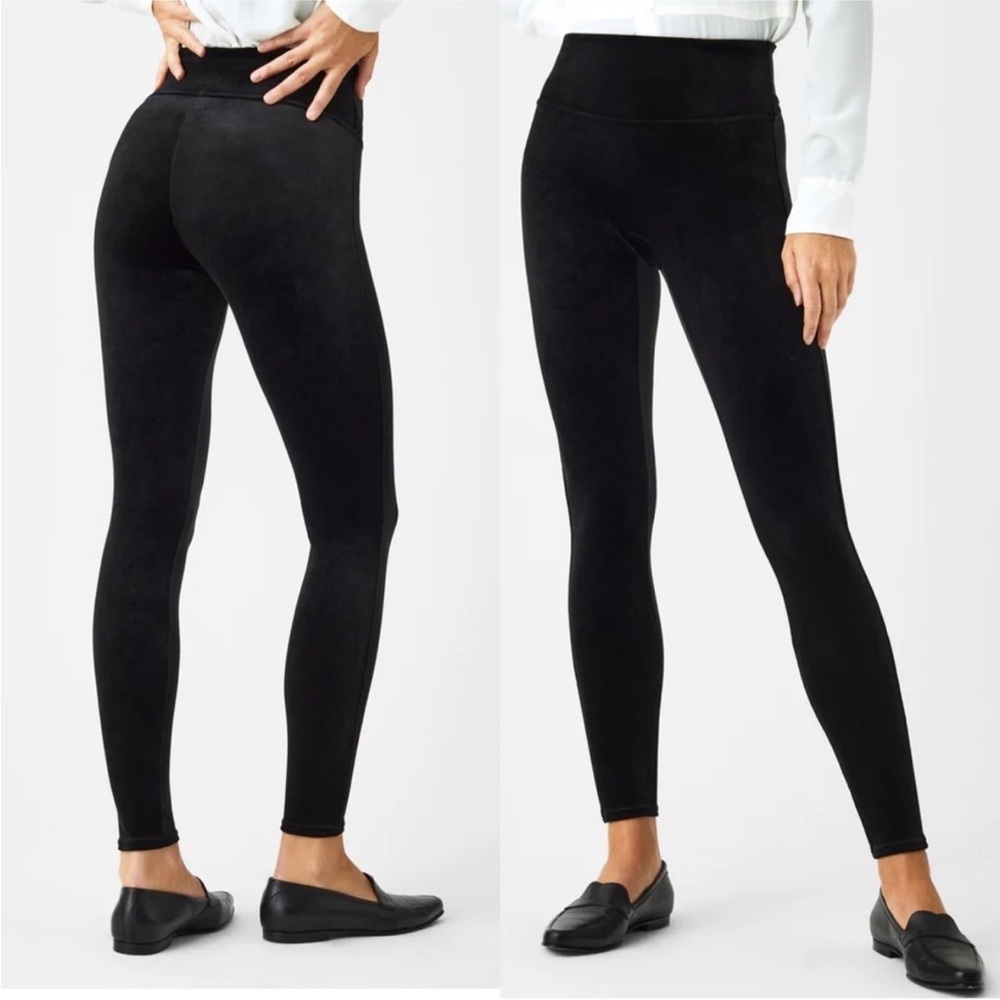 Velvet‎ Black Leggings womens small whimsigoth fairy grunge